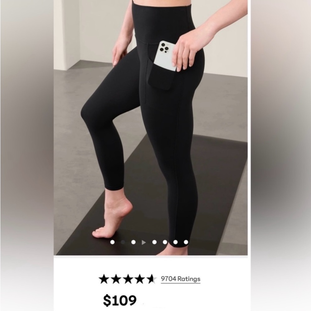 Athleta leggings with pockets - never worn